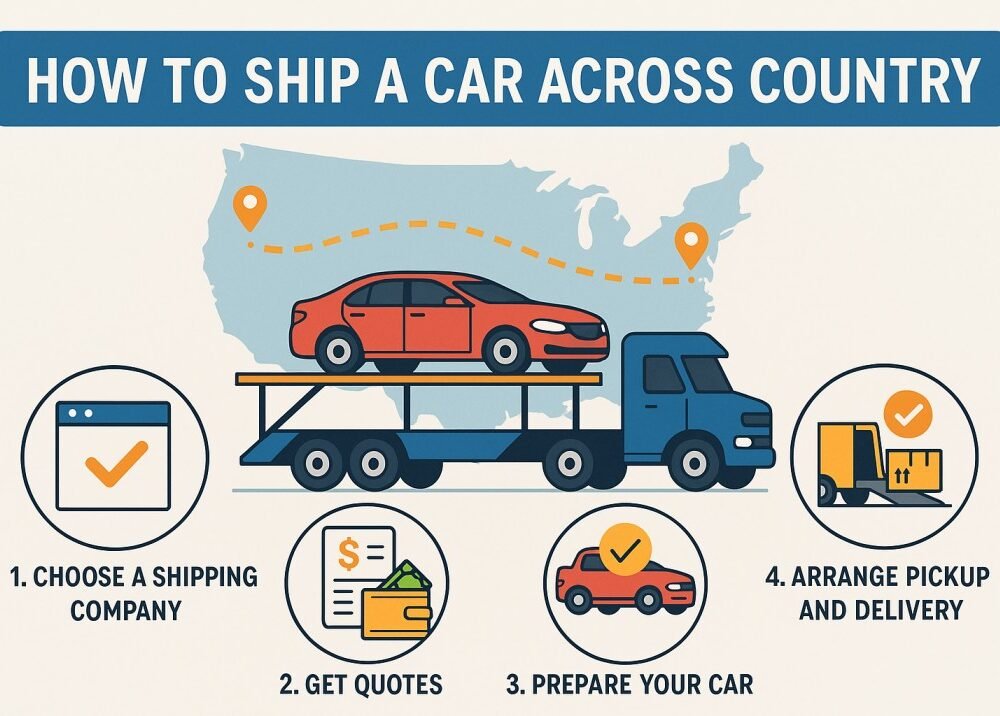 how to ship a car across country