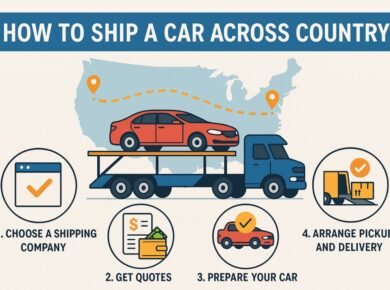 how to ship a car across country