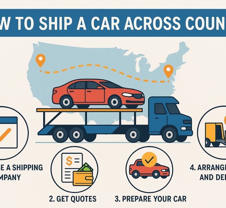 how to ship a car across country