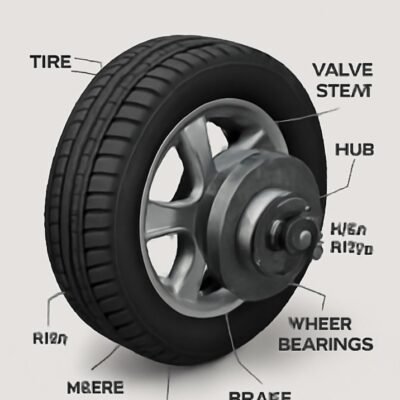 auto wheel parts diagram