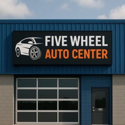 a sign on a building