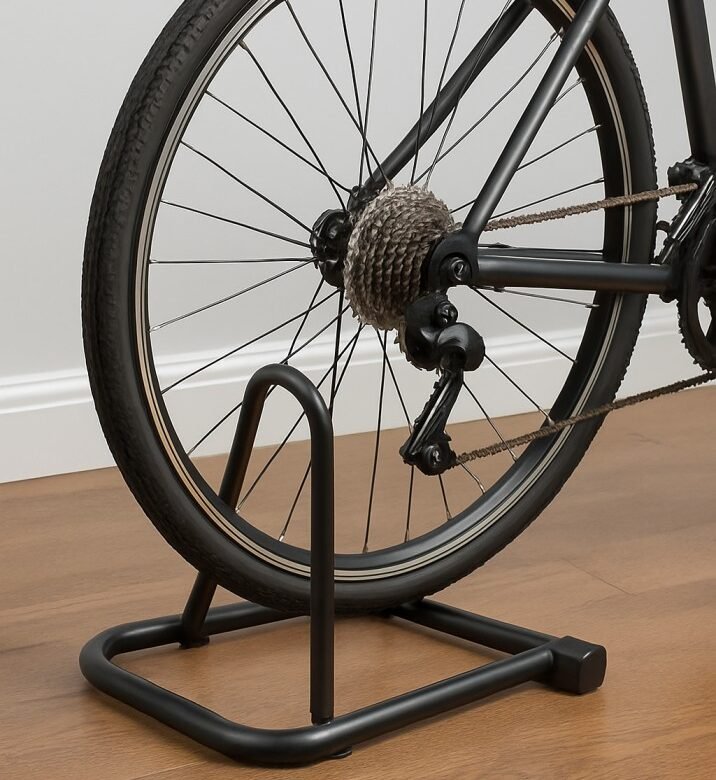 bike stand rear wheel