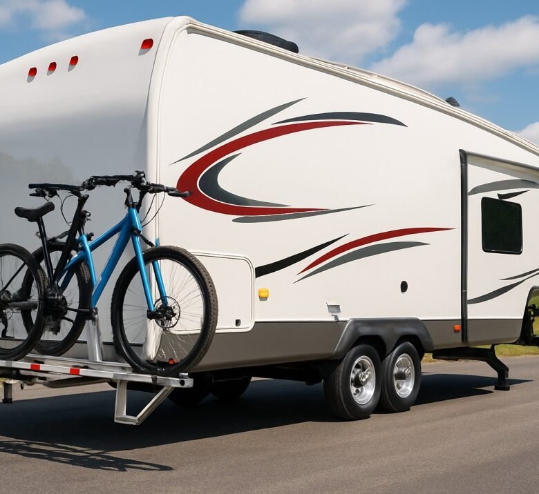 fifth wheel bike rack