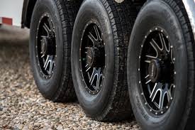 trailer wheels on a car