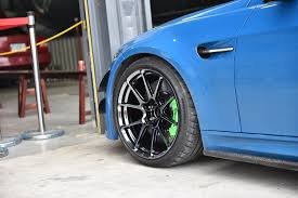 black chrome wheels on car