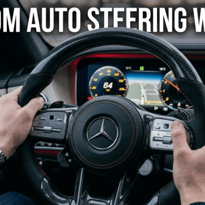 custom auto steering wheels