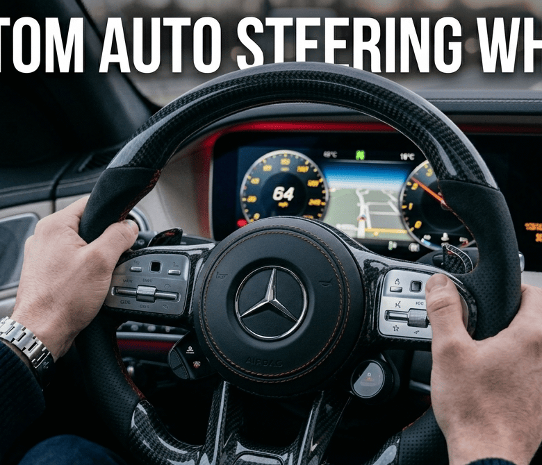 custom auto steering wheels